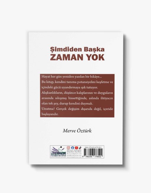 kişisel gelişim kitabı şimdiden başka zaman yok