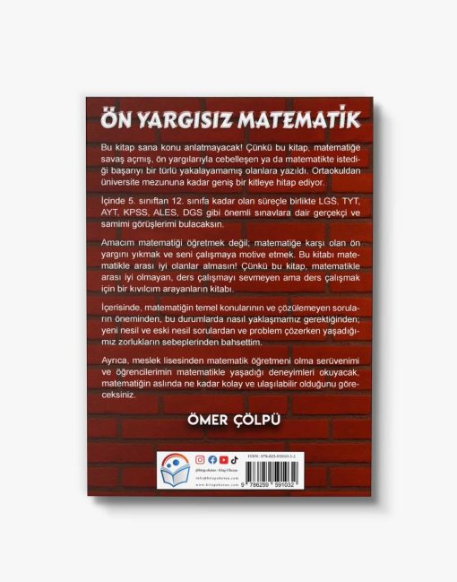 kişisel gelişim kitap Ön Yargısız Matematik