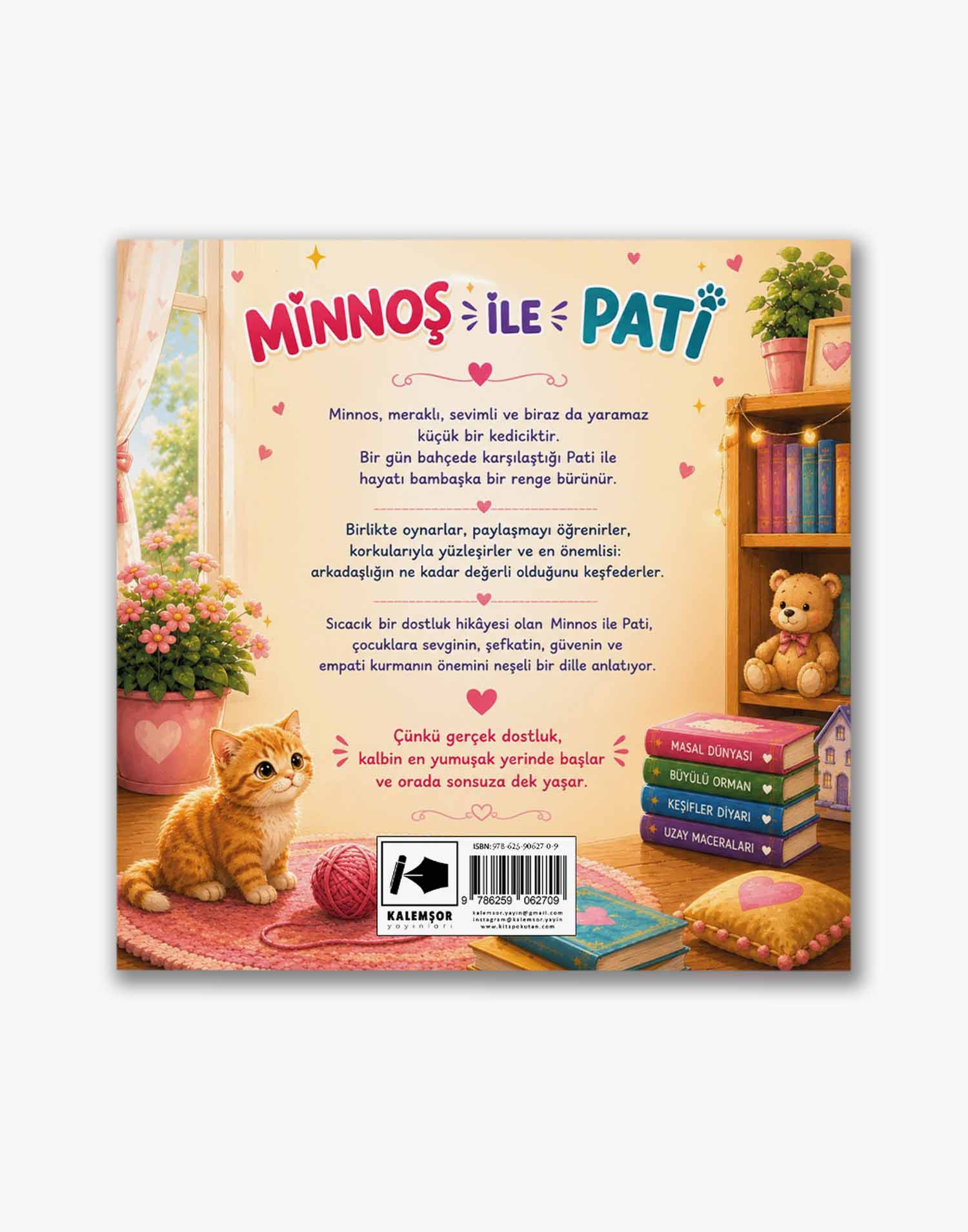 çocuk kitabı minnoş ile pati